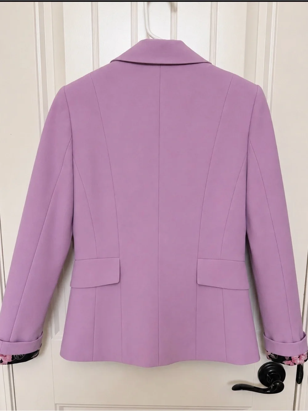 White House Black Market Mauve Single-Breasted Blazer - Women's Size 6 - Picture 2 of 4